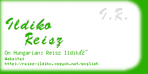 ildiko reisz business card